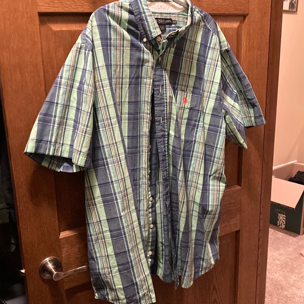US Polo Assn -short sleeve button down - big and tall